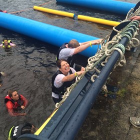 Climbing out the River