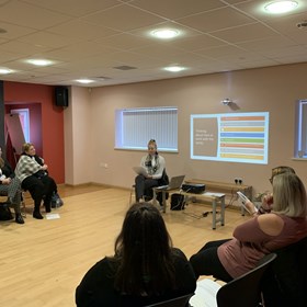 Presenting to group