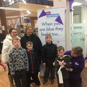 Group at Healthy Relationships Fair