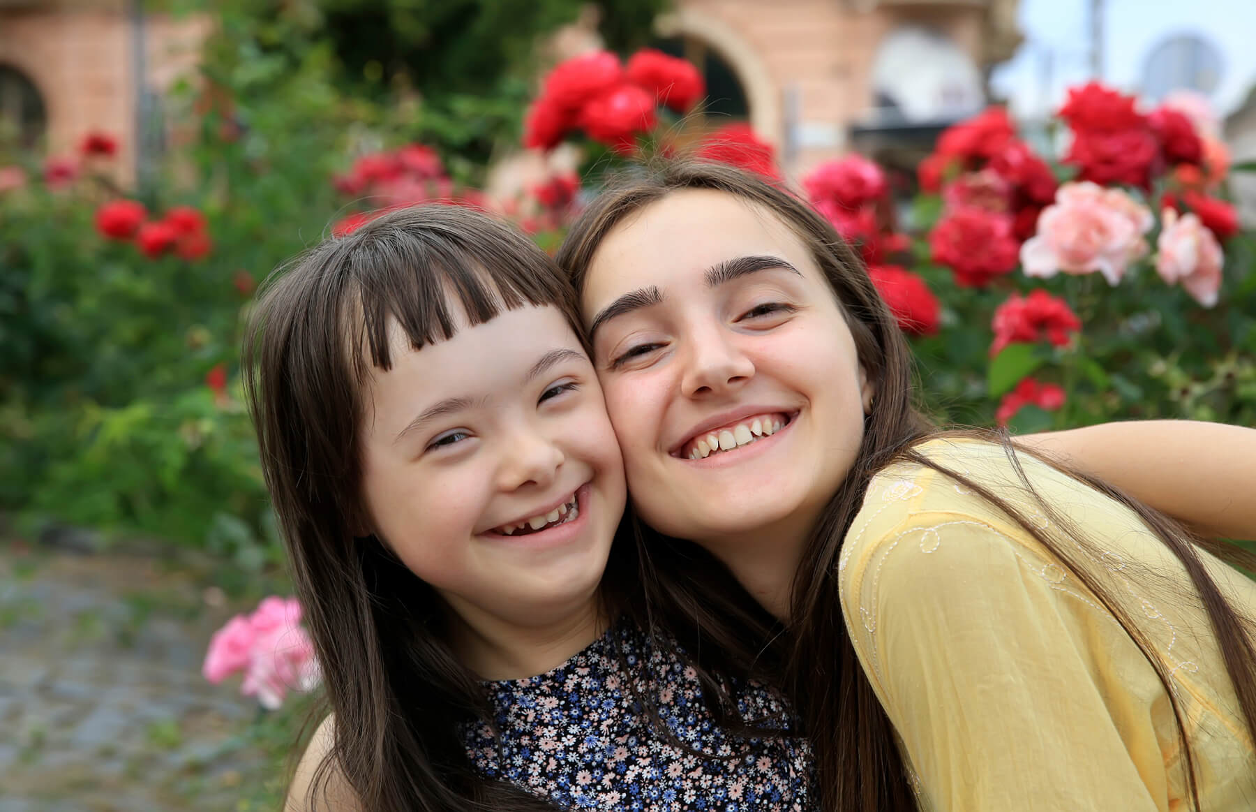 Woman with Down Syndrome Girl